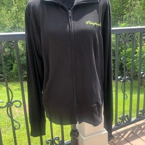 Margaritaville Black Zip up Jacket XL